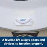 Camco 25553 Precision Curved Ball Levels , white