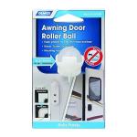 Camco 42005 Awning Roller Ball with Screen Door Slide, White
