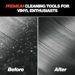 Vinyl Buddy Ultimate Vinyl Record Cleaning Kit | Includes: Record Cleaner, Velvet Brush, Microfiber Brush, Stylus Brush & Storage Pouch - Restore & Revive Your LPs
