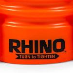 Camco RhinoFLEX Swivel Coupler Fitting with Two Locking Rings - Easily Connect RhinoFLEX Sewer Hoses | Locking Ring Secures Fitting to Hose | Fits in 4" Square RV Bumper - (39821)