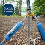 Camco Flexible Hose Protector-Eliminates Hose Crimping and Straining at Faucets and Water Connections, Creates Hose Flexibility (22703) - 22703-A , Yellow