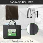 Tentproinc RV Awning Side Sun Shade 9'X7' (Brown) Mesh Screen Sunshade Complete Kits Motorhome Camping Trailer Canopy UV Blocker - 3 Year Warranty