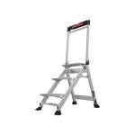 Little Giant Ladders, Jumbo Step, 3-Step, 2 Foot, Step Stool, Aluminum, Type 1AA, 375 lbs Weight Rating, (11903), Gray