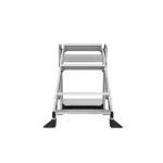 Little Giant Ladders, Jumbo Step, 3-Step, 2 Foot, Step Stool, Aluminum, Type 1AA, 375 lbs Weight Rating, (11903), Gray