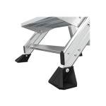 Little Giant Ladders, Jumbo Step, 3-Step, 2 Foot, Step Stool, Aluminum, Type 1AA, 375 lbs Weight Rating, (11903), Gray
