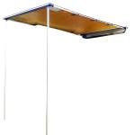 ARB 814301 Retractable Awning 1250 x 2100 mm 4x4 Accessories, self-Standing Retractable awnings fit onto The Side of Most roof Racks and roof Bars