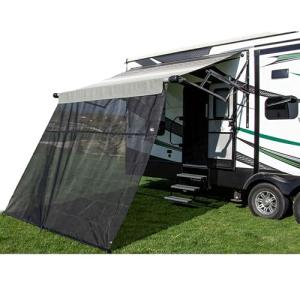 CAREFREE 701007ACD Black 10' x 7' Drop RV Awning EZ ZipBlocker
