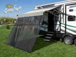 CAREFREE 701007ACD Black 10' x 7' Drop RV Awning EZ ZipBlocker