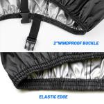 Favoto Bike Cover Waterproof Outdoor Bicycle Cover Thicken Oxford 29 Inch Windproof Snow Rustproof with Lock Hole Storage Bag for Mountain Road Bike City Bike Beach Cruiser Bike, Black