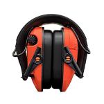 Walker's Razor Slim Ultra Low Profile Compact Design Adjustable Range Shooting Hunting Hearing Protection Electronic Earmuffs, Coral