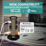 Power Strip Tower, ANKO 3000W 13A 16AWG Surge Protector Electric Charging Station, 10 Outlets 4 USB Ports 6 feet Heavy Duty Extension Cord Universal Charging Station