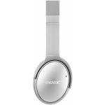 Bose QuietComfort 35 II Noise Cancelling Bluetooth Headphonesâ€” Wireless, Over Ear Headphones with Built in Microphone and Alexa Voice Control, Silver