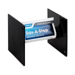 Camco RV Save-A-Step Brace | Stabilizes RV Steps and Helps Stop RV Movement |Adjusts from 4-5/8"-8" , (43681),Black