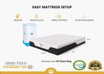 DynastyMattress 10-Inch CoolBreeze Gel Memory Foam Mattress for RV, Camper, Trailer-Short King RV Size