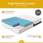 DynastyMattress 10-Inch CoolBreeze Gel Memory Foam Mattress for RV, Camper, Trailer-Short King RV Size