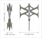 X-Chock Wheel Stabilizer - Pair - One Handle - 28012