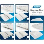 Camco 40147 Replacement Vent Lid for Jensen Pin (pre 1994) (Smoke Tint)