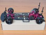 Hobbypower 1/10 Alloy & Carbon RWD Drift Racing Car Frame Body Kit for Sakura D4