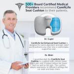 ComfiLife Gel Enhanced Seat Cushion - Non-Slip Orthopedic Gel & Memory Foam Coccyx Cushion for Tailbone Pain - Office Chair Car Seat Cushion - Sciatica & Back Pain Relief