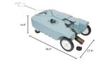 Tote-N-Store 20122 Portable Waste Transport 4 Wheeler, 18 Gallon