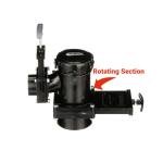 Valterra San Tee Double Rotating Valve, Mess-Free Waste Valve for RV's, Campers, Trailers, 3" x 1.5" Hub