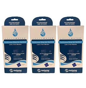 Hot Spring Freshwater Ag+ Continuous Silver Ion Sanitizer 71325-3 Pack