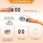 Ficstar 20FT Heated RV Water Hose with Thermostat