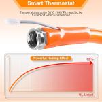 Ficstar 20FT Heated RV Water Hose with Thermostat