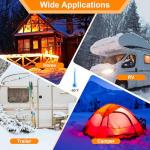 Ficstar 20FT Heated RV Water Hose with Thermostat