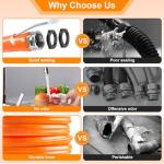 Ficstar 20FT Heated RV Water Hose with Thermostat