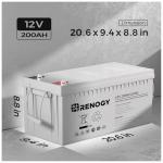 Renogy 12V 200Ah Deep Cycle AGM Battery