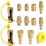 ATKKE RV Propane Quick Connect Fitting Adapter Kit