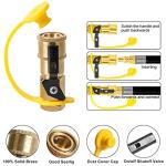 ATKKE RV Propane Quick Connect Fitting Adapter Kit