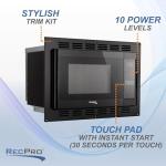 RecPro 1.1 cu. ft. RV Convection Microwave - Black