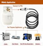 12FT 2-Stage Propane Regulator and Hose