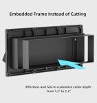 WanDwel Aluminum RV Exhaust Vent Cover Kit