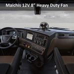 Heavy Duty 12V All Metal Car Fan - 8 Inch