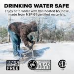 Camco 25-Ft Heated RV Water Hose