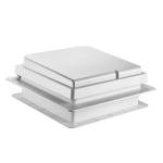 EcoSynic Quiet RV Roof Vent with Rain Sensor, Automatic RV Vent with Reversible Ventilation, 12 Volt RV Fan with Max Air, 14" x 14" RV Ceiling Fan Replacement for Enclosed Trailer, Motorhome, Van