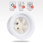 WODHMIEY RV Solar Ventilation Fan,RV Solar Ceiling Vent Fan Comppact and Lightweight with ABS Material Strong Practicability, for RV Marine Shed Trailer