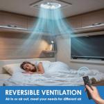 2012 Air Max 14" Reversible RV Roof Vent Fan