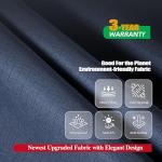 F&J Outdoors Outdoor Patio Furniture Covers, Waterproof UV Resistant Anti-Fading Cover for Large Round Table Chairs Set, Grey, 84 inch Diameter