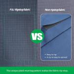 F&J Outdoors Outdoor Patio Furniture Covers, Waterproof UV Resistant Anti-Fading Cover for Large Round Table Chairs Set, Grey, 84 inch Diameter