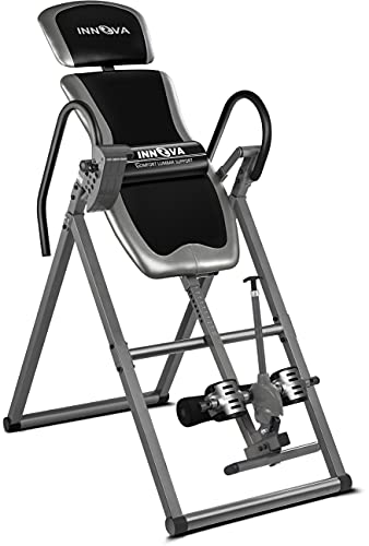 INNOVA HEALTH AND FITNESS ITX9688 Heavy Duty Inversion Table, Extended Ankle Holding System, 300 lb Weight Capacity