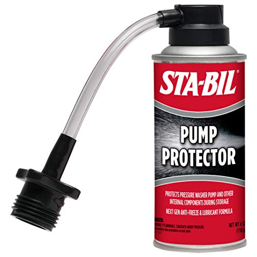 STA-BIL Pump Protector - Protects Pressure Washer Pump and Other Internal Components During Storage - Next Gen Anti-Freeze and Lubricant Formula, 4 oz. (22007-8PK)