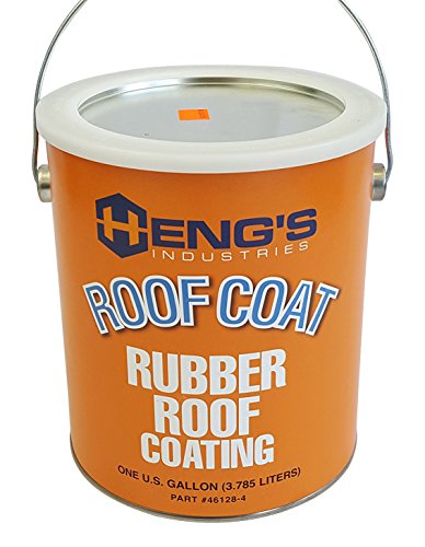 EternaBond RSW-4-50 RoofSeal Sealant Tape, White-4" x 50' + Heng's Rubber Roof Coating - 1 Gallon
