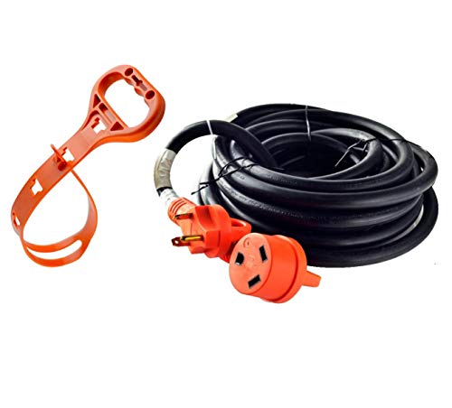 GoWISE Power RVC3003 25-Feet RV Extension cord w/ Handles- 30 Amp Male to 30 Amp Female