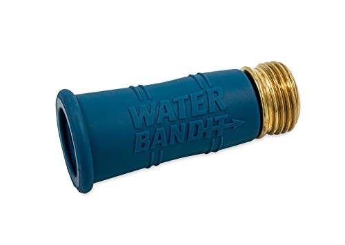 Camco Water Bandit | Features a Highly Flexible Silicone-Polymer Sleeve & ABS Male Water Hose Connection | Works with Damaged or Stripped Faucet Threads or Faucets without Threads (22484)