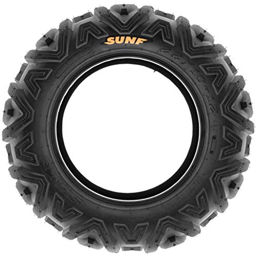 SunF Power.I ATV/UTV all-terrain Tire 22x7-12 Front & 22x10-12 Rear, Set of 4 A033, 6-PR, Tubeless