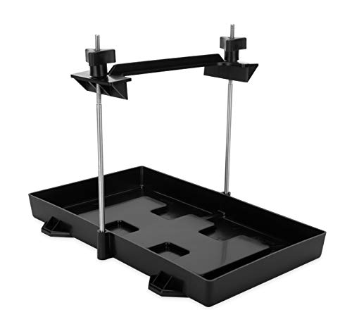 Camco RV Large Battery Hold-Down Tray | Holds Automotive, RV, and Marine Batteries to Stop Movement during Transportation | (55404)